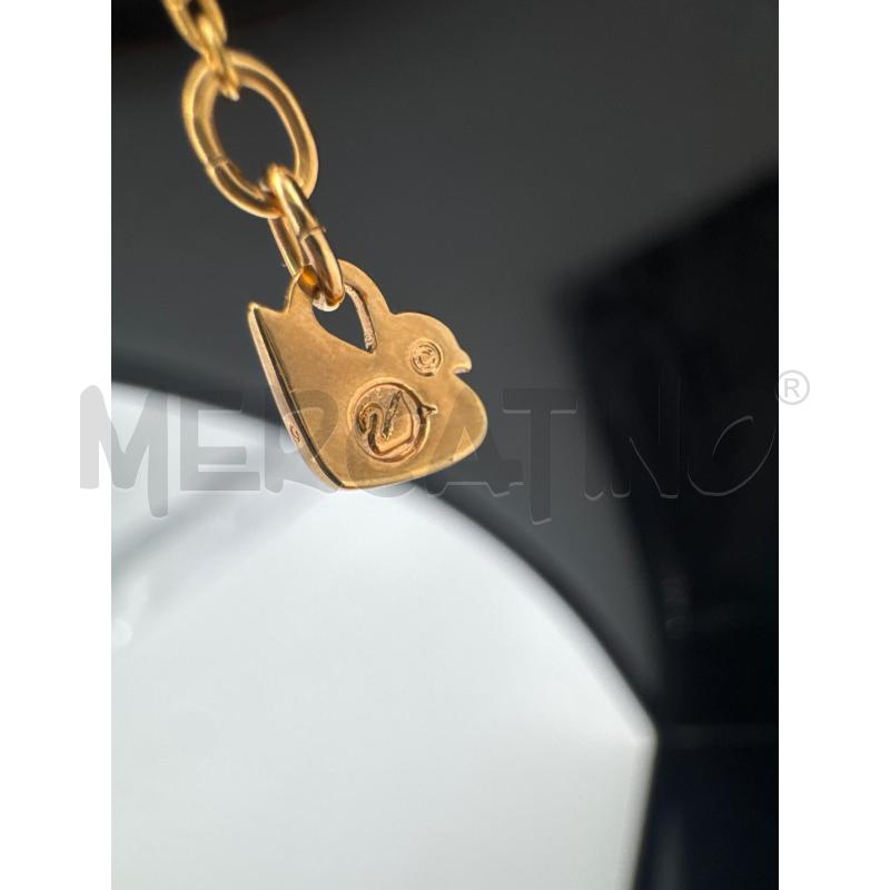 COLLANA SWAROVSKI DORATA CERCHIO STRASS | Mercatino dell'Usato Roma torrevecchia 4