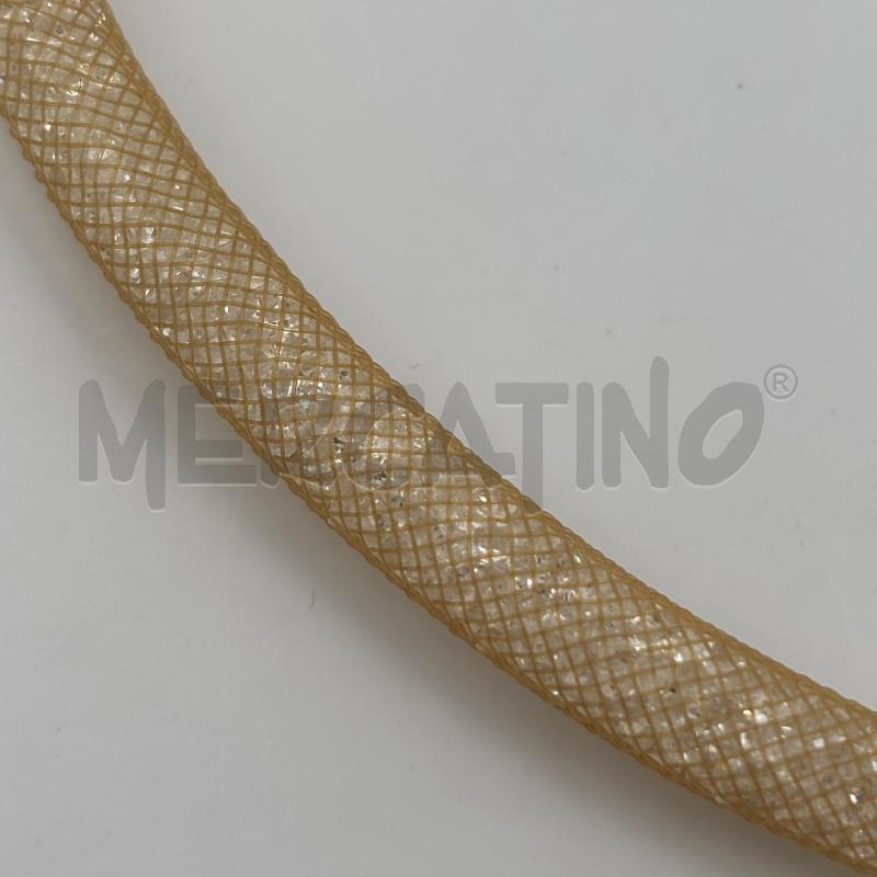 COLLANA SWAROVSKI TUBOLARE DORATA | Mercatino dell'Usato Roma torrevecchia 2