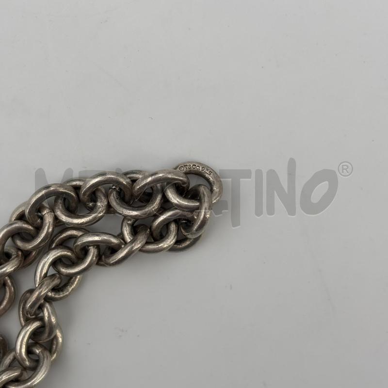 COLLANA TIFFANY&CO ARG CATENA CUORE | Mercatino dell'Usato Roma torrevecchia 4