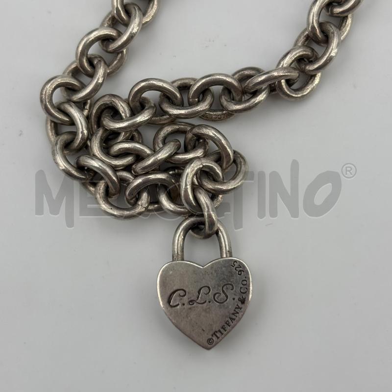 COLLANA TIFFANY&CO ARG CATENA CUORE | Mercatino dell'Usato Roma torrevecchia 5