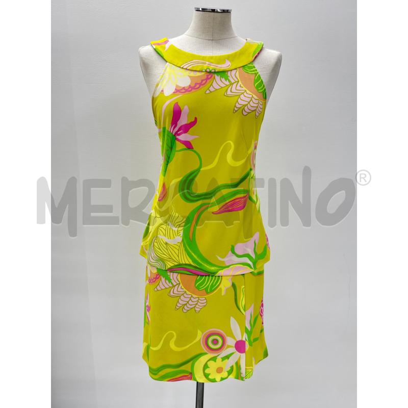 COMPLETO DOLCE & GABBANA GIALLO FANTASIA ROSA VERDE | Mercatino dell'Usato Roma torrevecchia 1