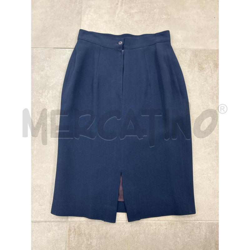 COMPLETO DONNA GAI MATTIOLO BLU COLLETTO RIGHE BAIANCHE NERE | Mercatino dell'Usato Roma torrevecchia 4