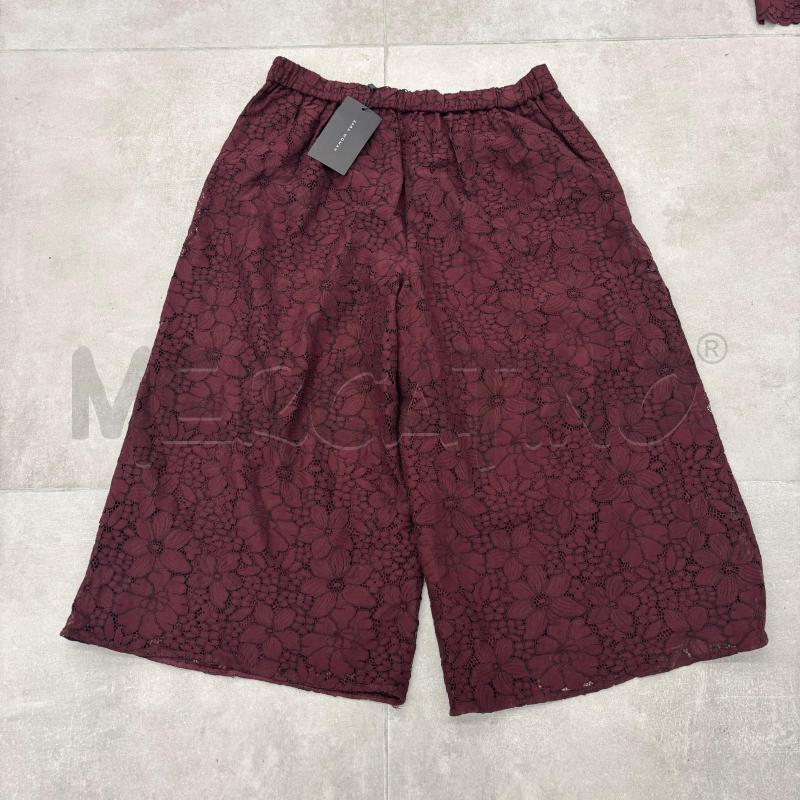COMPLETO D ZARA BORDEAUX FIORI RICAMATI  | Mercatino dell'Usato Roma torrevecchia 5