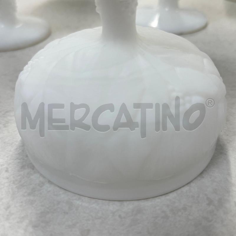 COPPE PZ.6 OPALINE BIANCHE DECORI FRUTTA | Mercatino dell'Usato Roma torrevecchia 2