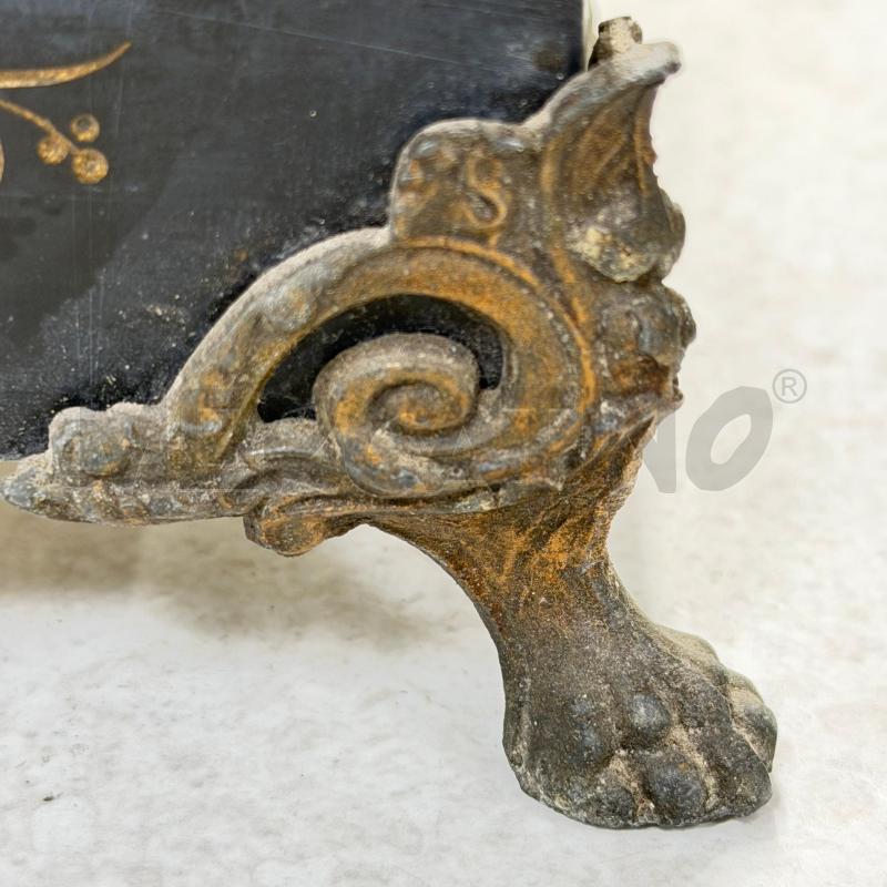 COPPIA CANDELABRI 4L BRONZO B/PIETRA NERA | Mercatino dell'Usato Roma torrevecchia 4