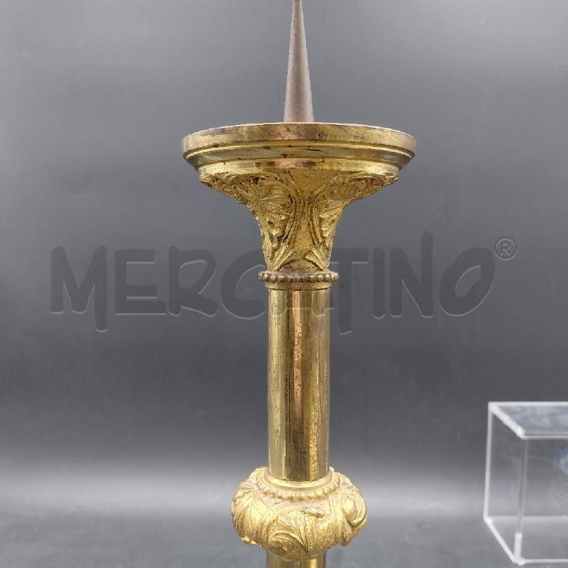 COPPIA CANDELABRI LAVORATI  | Mercatino dell'Usato Roma torrevecchia 4