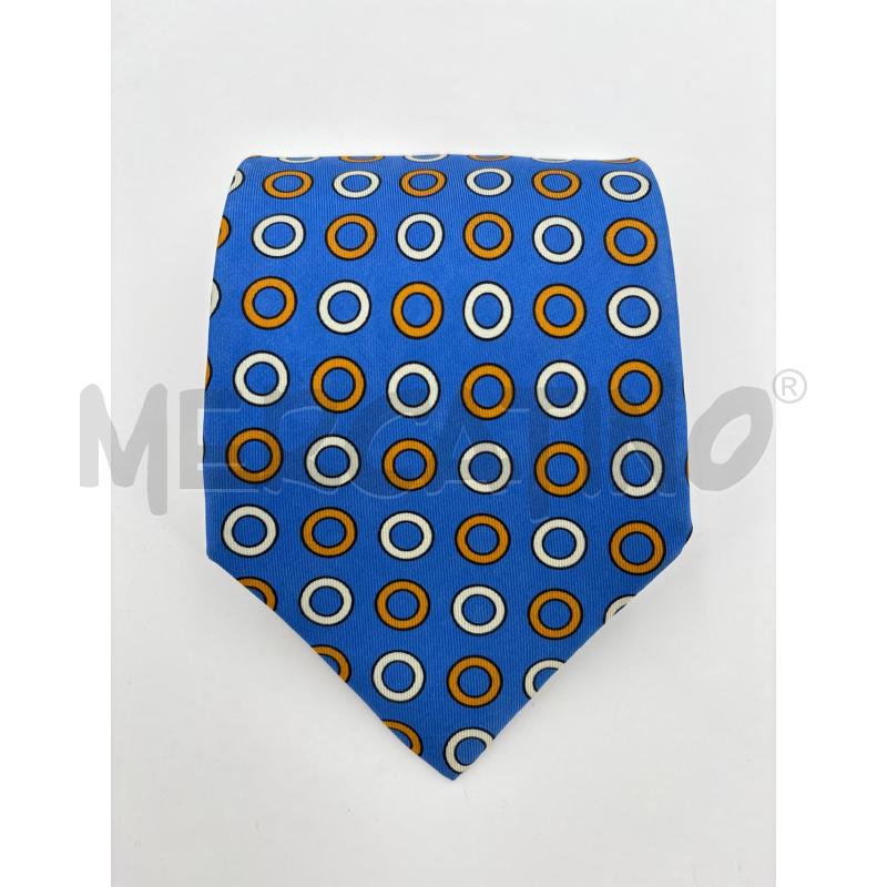 CRAVATTA ETRO BLU CERCHI  | Mercatino dell'Usato Roma torrevecchia 1