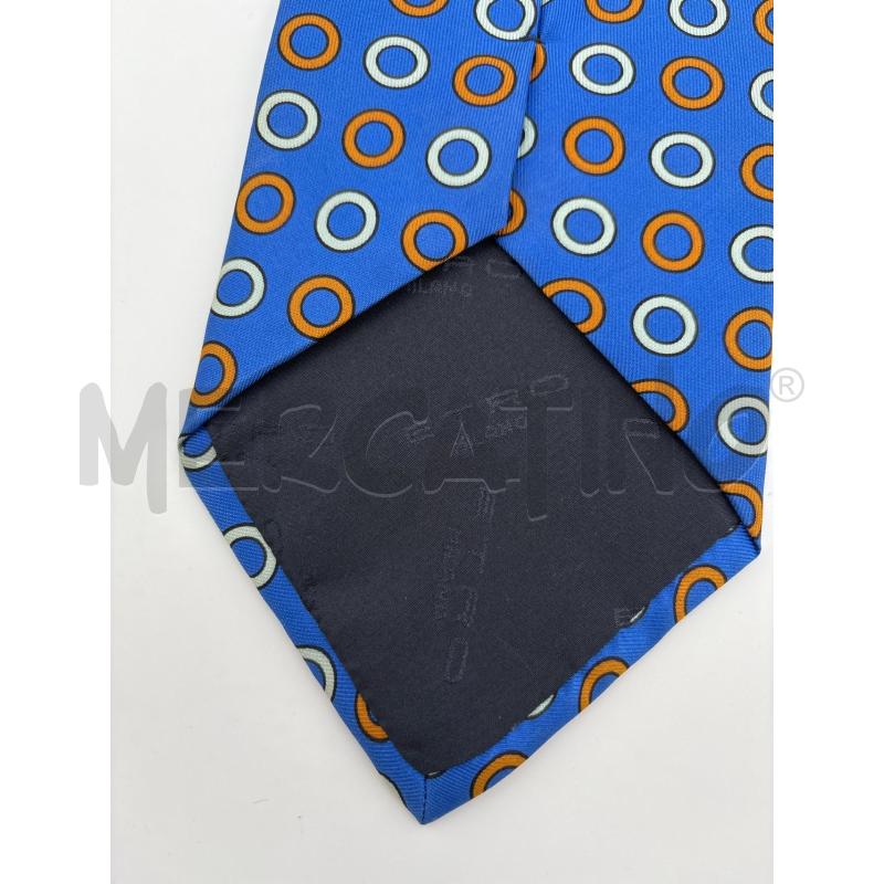 CRAVATTA ETRO BLU CERCHI  | Mercatino dell'Usato Roma torrevecchia 3