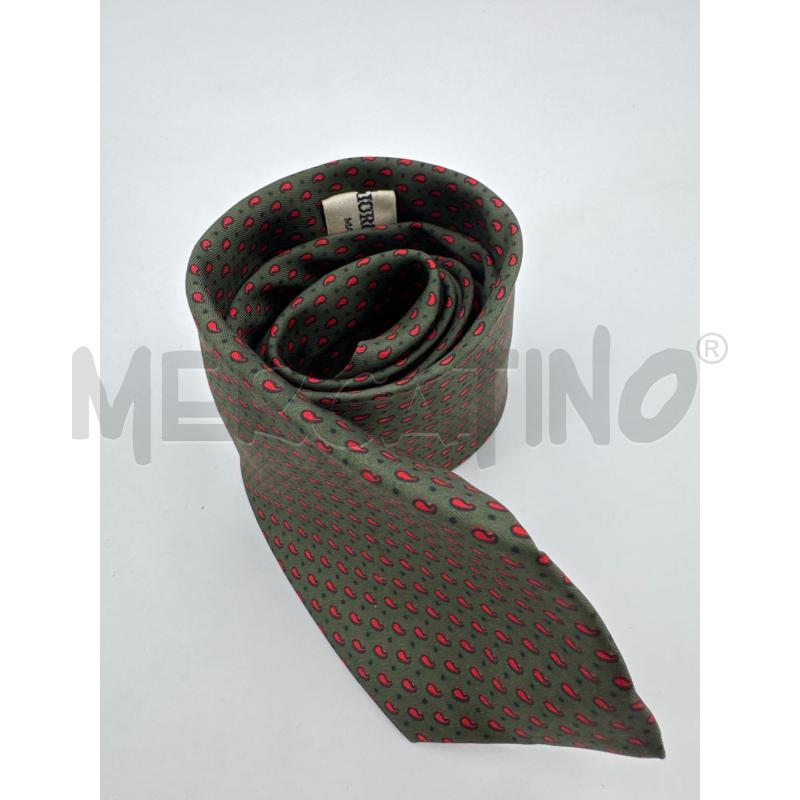 CRAVATTA GIORGIO ARMANI VERDE PEPERONCINI | Mercatino dell'Usato Roma torrevecchia 2
