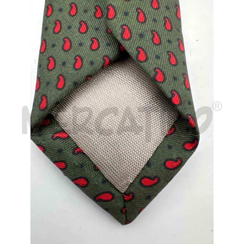 CRAVATTA GIORGIO ARMANI VERDE PEPERONCINI | Mercatino dell'Usato Roma torrevecchia 5