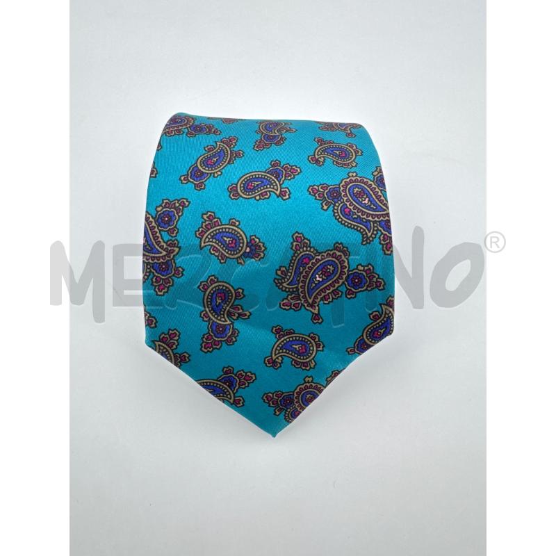 CRAVATTA GIORIGIO ARMANI BLU FANTASIA BANDANA | Mercatino dell'Usato Roma torrevecchia 1