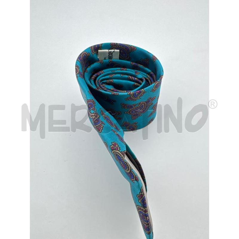CRAVATTA GIORIGIO ARMANI BLU FANTASIA BANDANA | Mercatino dell'Usato Roma torrevecchia 2