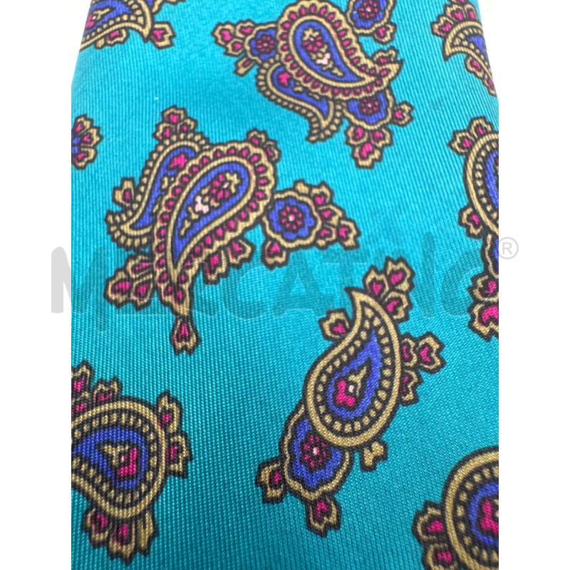 CRAVATTA GIORIGIO ARMANI BLU FANTASIA BANDANA | Mercatino dell'Usato Roma torrevecchia 4