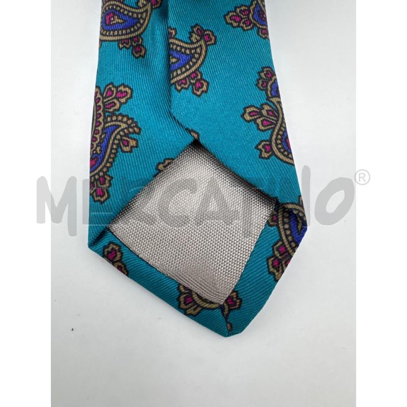 CRAVATTA GIORIGIO ARMANI BLU FANTASIA BANDANA | Mercatino dell'Usato Roma torrevecchia 5