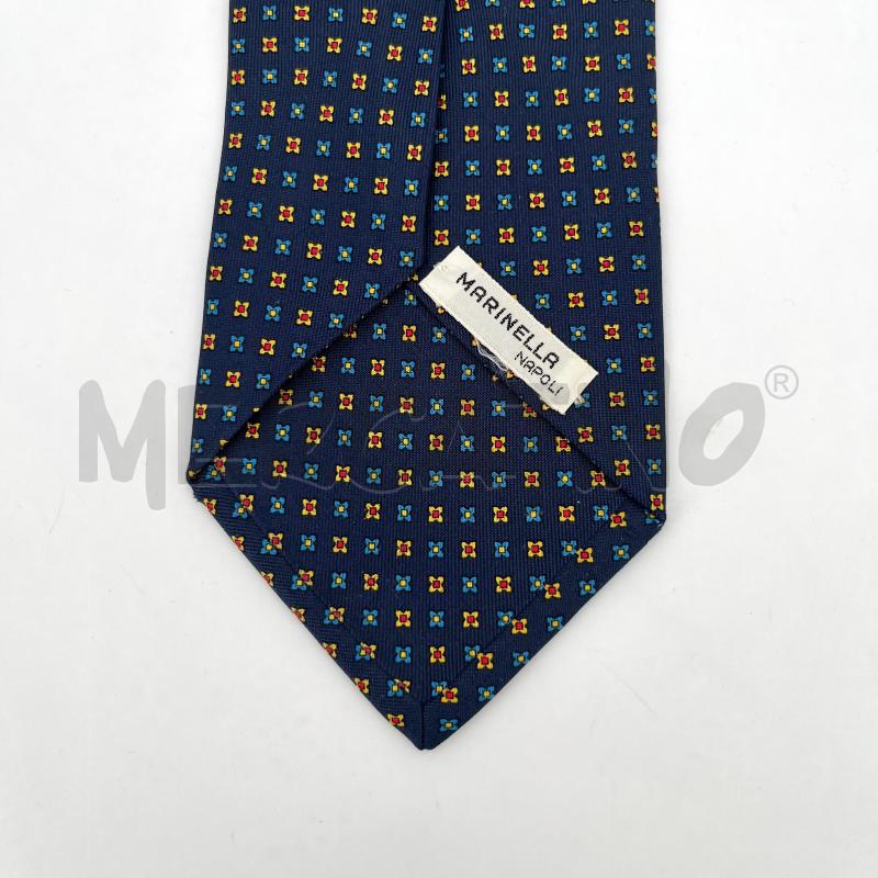 CRAVATTA MARINELLA BLU FIORI | Mercatino dell'Usato Roma torrevecchia 2