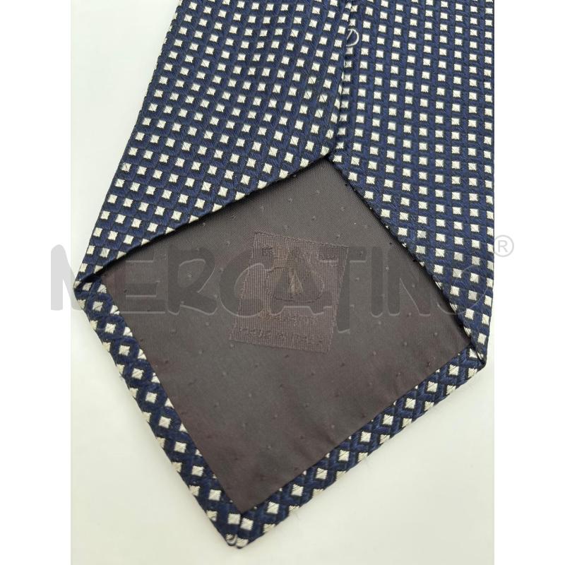 CRAVATTA VALENTINO BLU QUADRETTI BIANCHI | Mercatino dell'Usato Roma torrevecchia 3