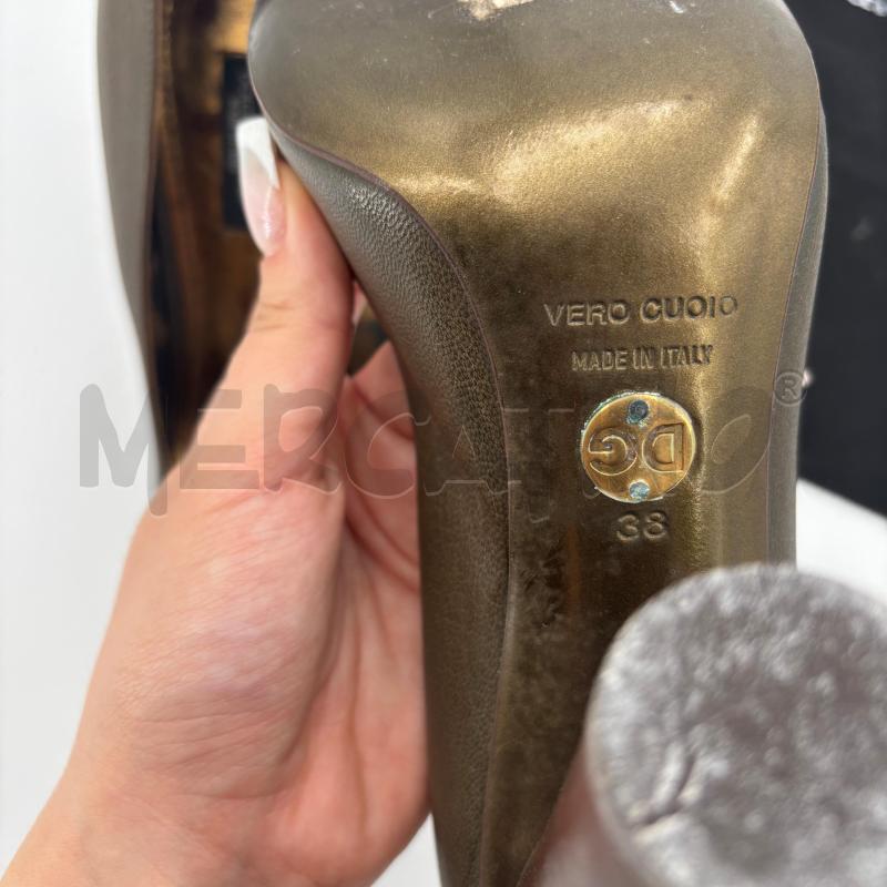 DECOLLETE DOLCE & GABBANA PELLE VERDI FIBIA OTTONE | Mercatino dell'Usato Roma torrevecchia 2