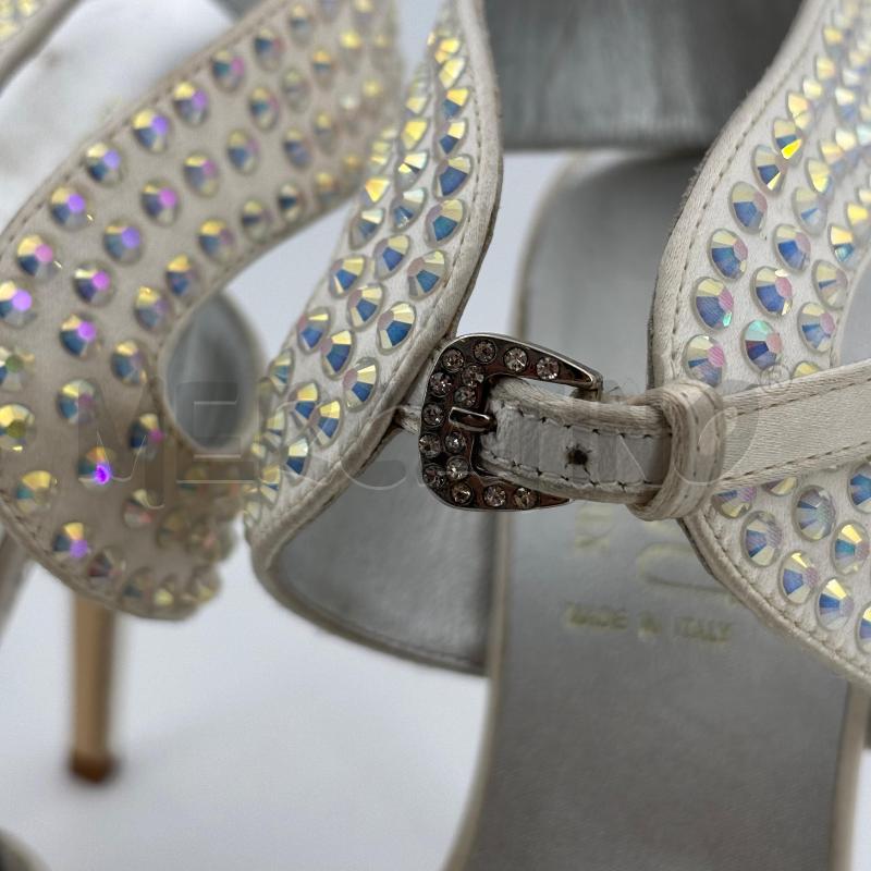 DECOLLETE LORIBLU BIANCHE STRASS | Mercatino dell'Usato Roma torrevecchia 3