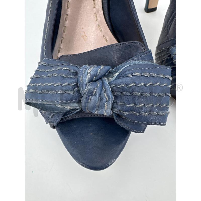 DECOLLETE MIU MIU PELLE BLU FIOCCO | Mercatino dell'Usato Roma torrevecchia 4