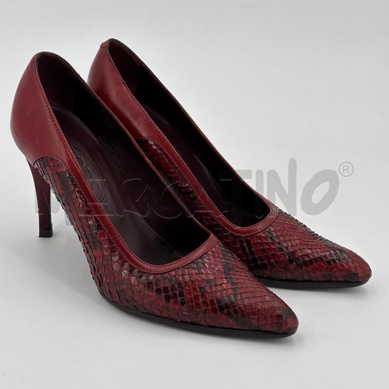 DECOLLETE TOD'S BORDEAUX PITO | Mercatino dell'Usato Roma torrevecchia 1