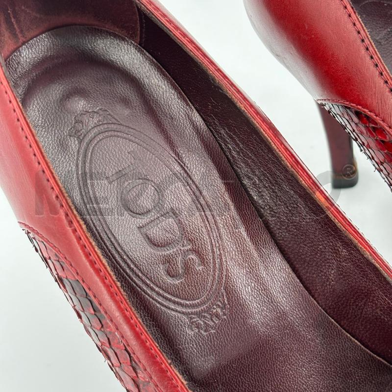 DECOLLETE TOD'S BORDEAUX PITO | Mercatino dell'Usato Roma torrevecchia 3