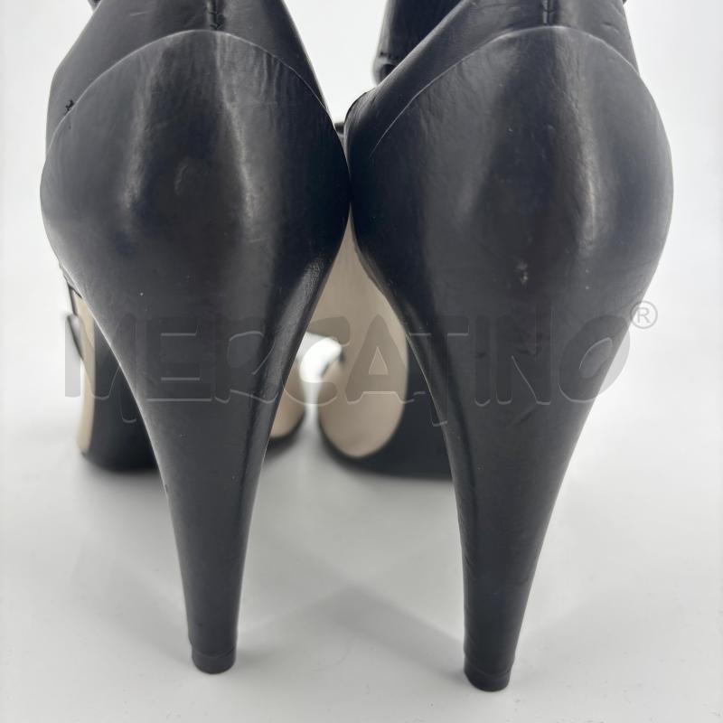DECOLLETE VIC MATINE NERO BIANCO  | Mercatino dell'Usato Roma torrevecchia 3