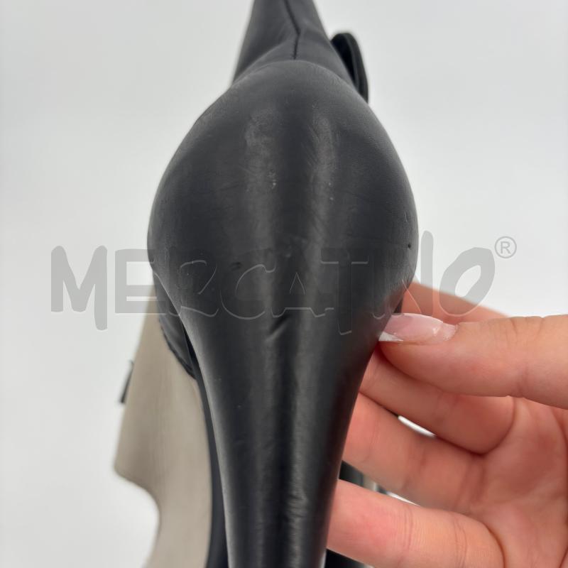 DECOLLETE VIC MATINE NERO BIANCO  | Mercatino dell'Usato Roma torrevecchia 5
