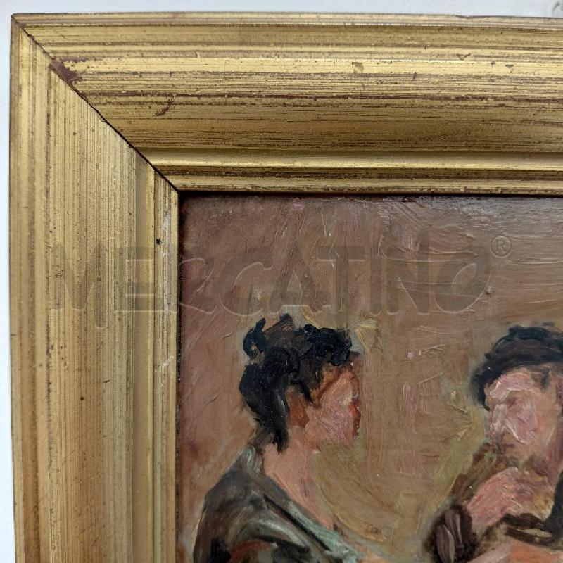 DIPINTO PICCOLO SCENA TAVERNA | Mercatino dell'Usato Roma torrevecchia 5