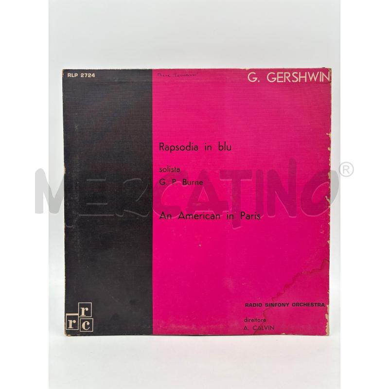 DISCO 33/G AN AMERICAN IN PARIS | Mercatino dell'Usato Roma torrevecchia 1
