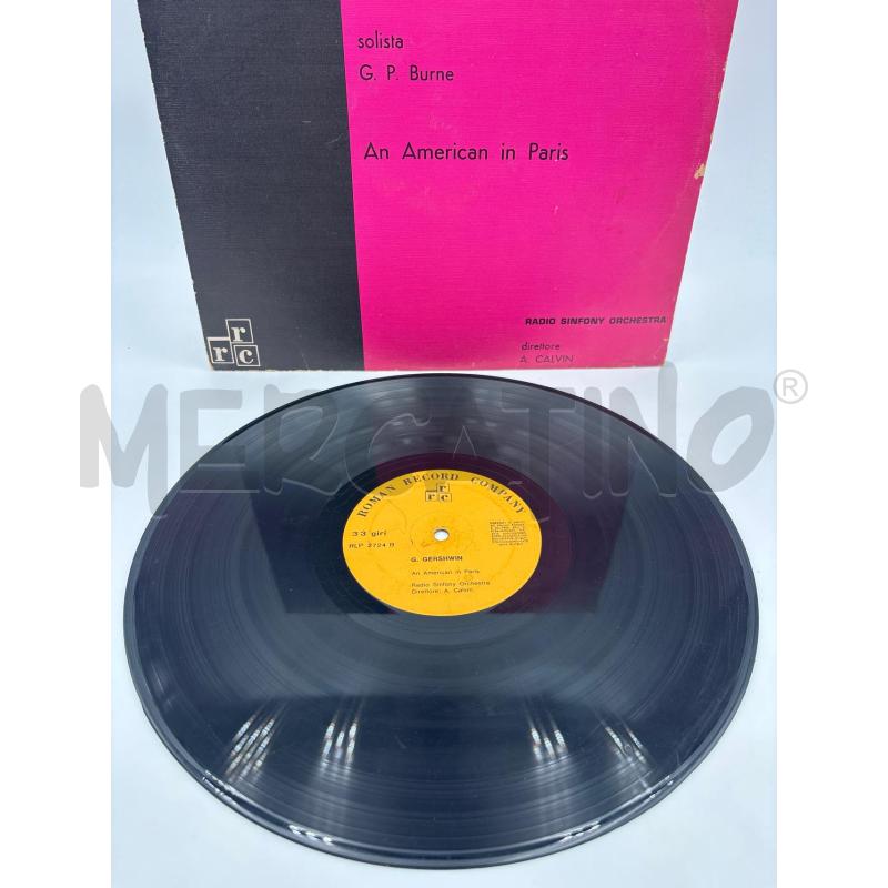 DISCO 33/G AN AMERICAN IN PARIS | Mercatino dell'Usato Roma torrevecchia 4