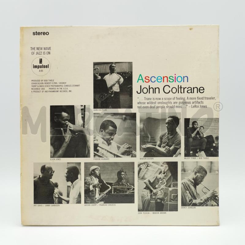 DISCO 33/G ASCENSION JOHN COLTRANE | Mercatino dell'Usato Roma torrevecchia 2