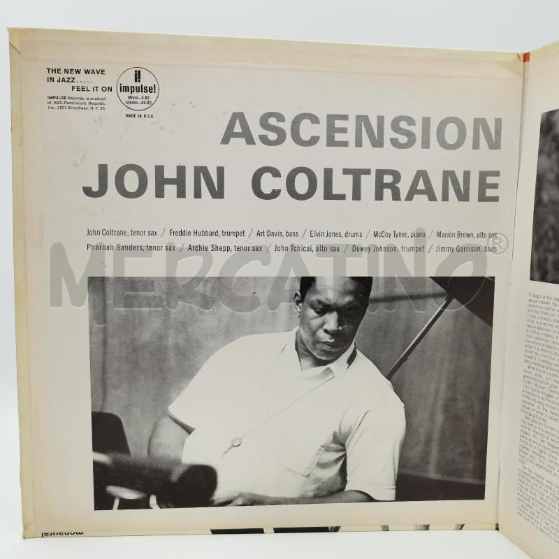 DISCO 33/G ASCENSION JOHN COLTRANE | Mercatino dell'Usato Roma torrevecchia 3