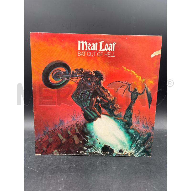 DISCO 33/G BAT OUT OF HELL | Mercatino dell'Usato Roma torrevecchia 1