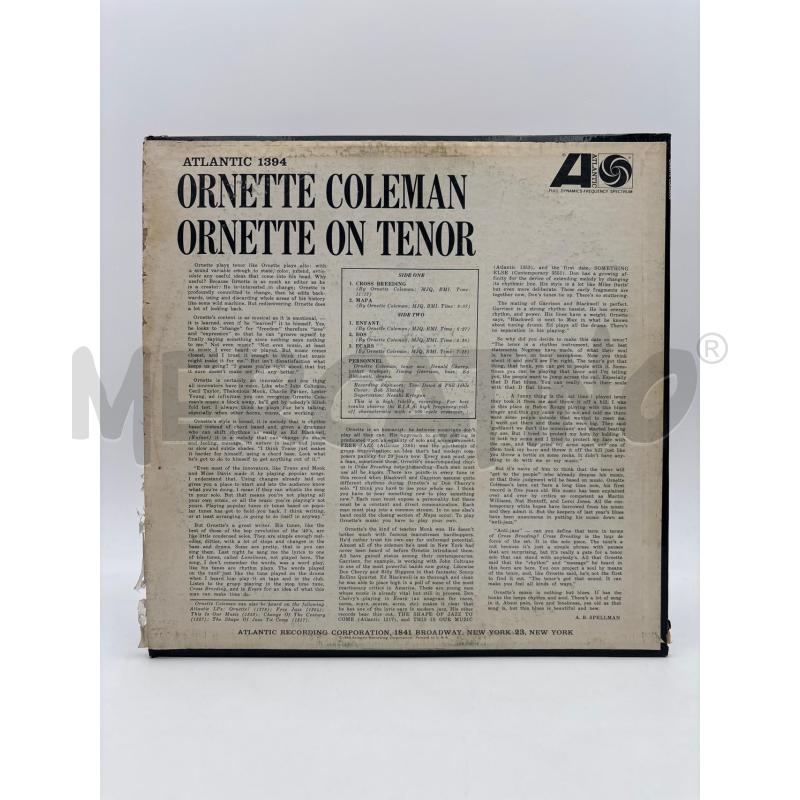 DISCO 33/G ORNETTE ON TENOR | Mercatino dell'Usato Roma torrevecchia 2