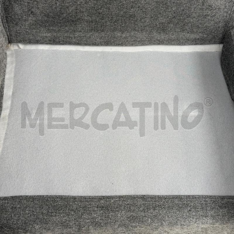 DIVANO 2P TESSUTO GRIGIO | Mercatino dell'Usato Roma torrevecchia 3