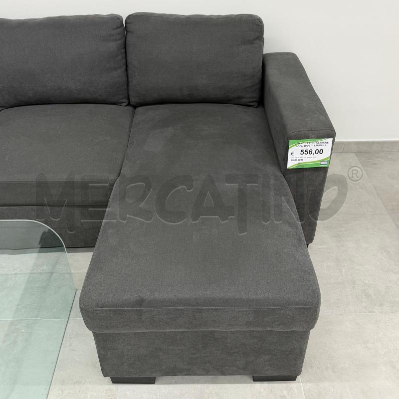 DIVANO LETTO POLTRONE SOFÀ 4POSTI 3 MODULI | Mercatino dell'Usato Roma torrevecchia 2