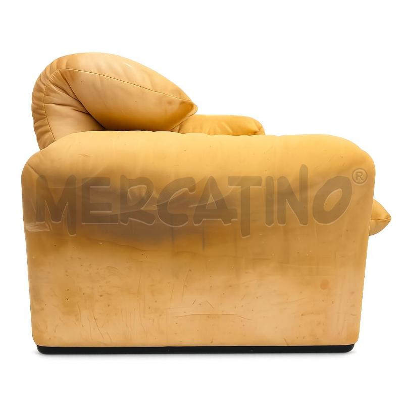 DIVANO MARALUNGA VICO MAGISTRETTI X CASSINA PELLE DA RIV | Mercatino dell'Usato Roma torrevecchia 3