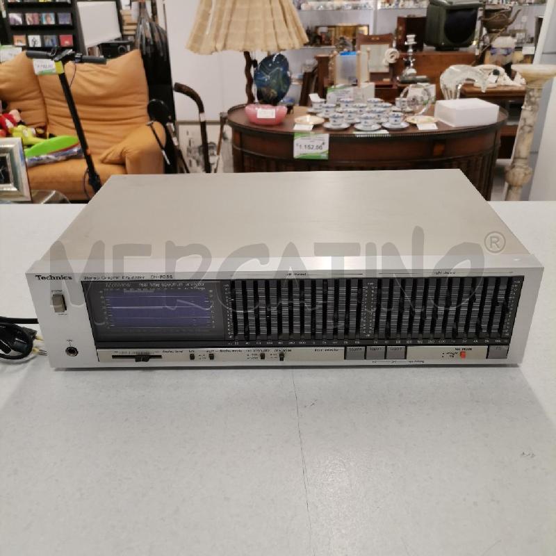 EQUALIZZATORE GRAFICO STEREO TECHNICS SH 8055 + LIBRETTO | Mercatino dell'Usato Roma torrevecchia 1