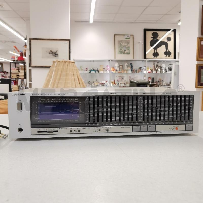 EQUALIZZATORE GRAFICO STEREO TECHNICS SH 8055 + LIBRETTO | Mercatino dell'Usato Roma torrevecchia 2