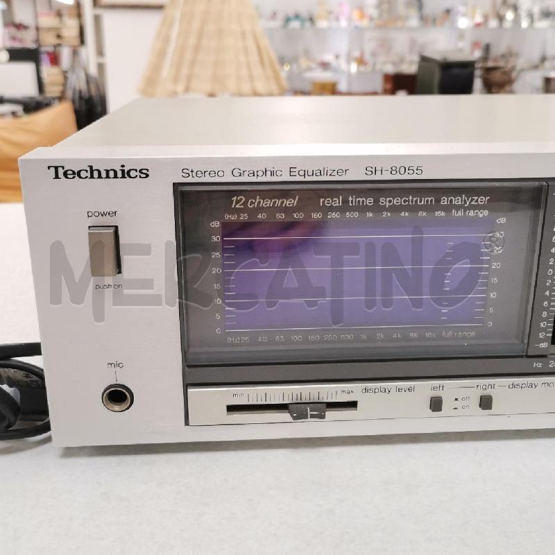 EQUALIZZATORE GRAFICO STEREO TECHNICS SH 8055 + LIBRETTO | Mercatino dell'Usato Roma torrevecchia 3