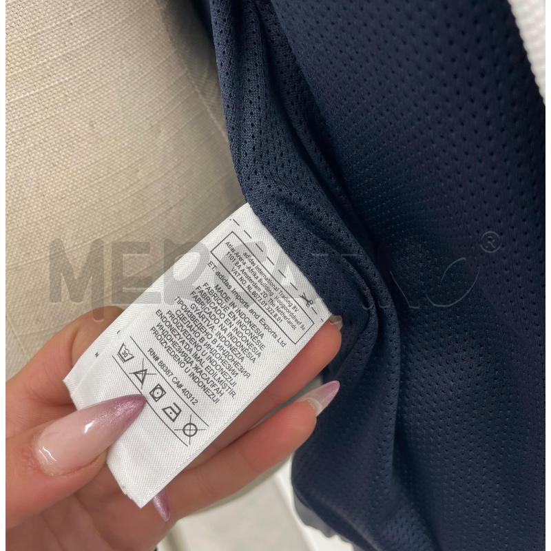 FELPA ADIDAS BLU RASO  | Mercatino dell'Usato Roma torrevecchia 4