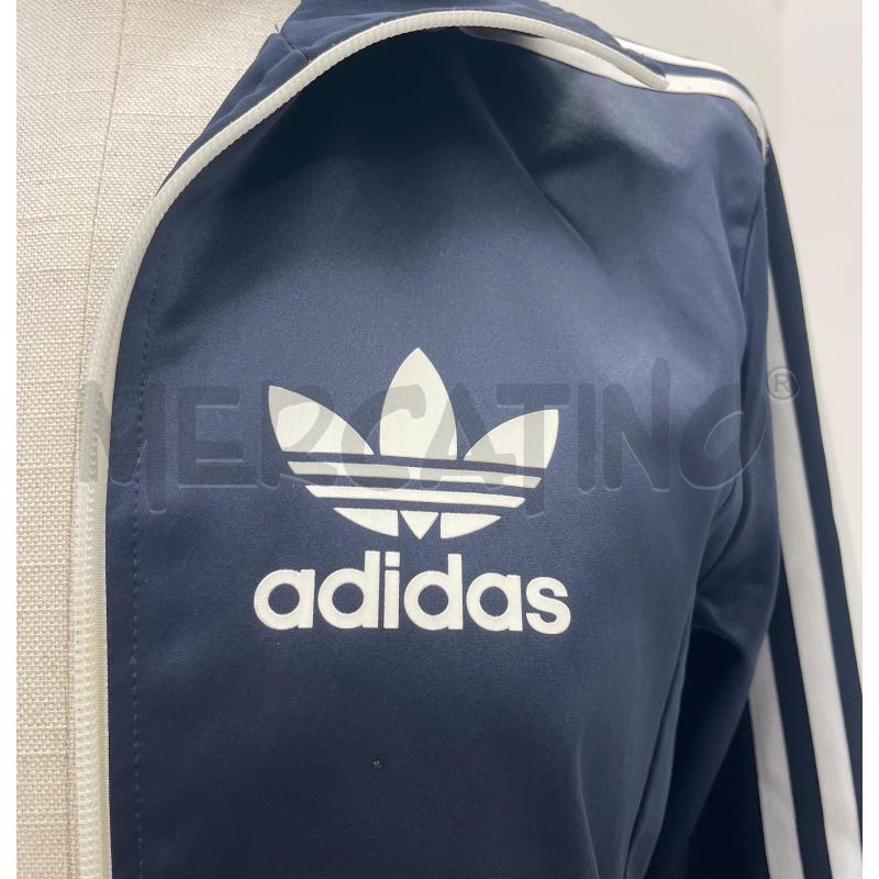 FELPA ADIDAS BLU RASO  | Mercatino dell'Usato Roma torrevecchia 5
