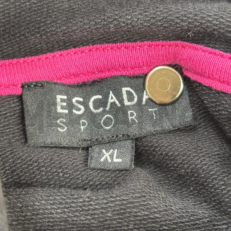 FELPA ESCADA SPORT NERA CAPPUCCIO ZIP | Mercatino dell'Usato Roma torrevecchia 4