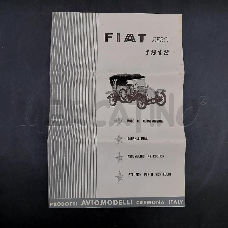 FIAT ZERO 1912 AVIOMODELLI | Mercatino dell'Usato Roma torrevecchia 5