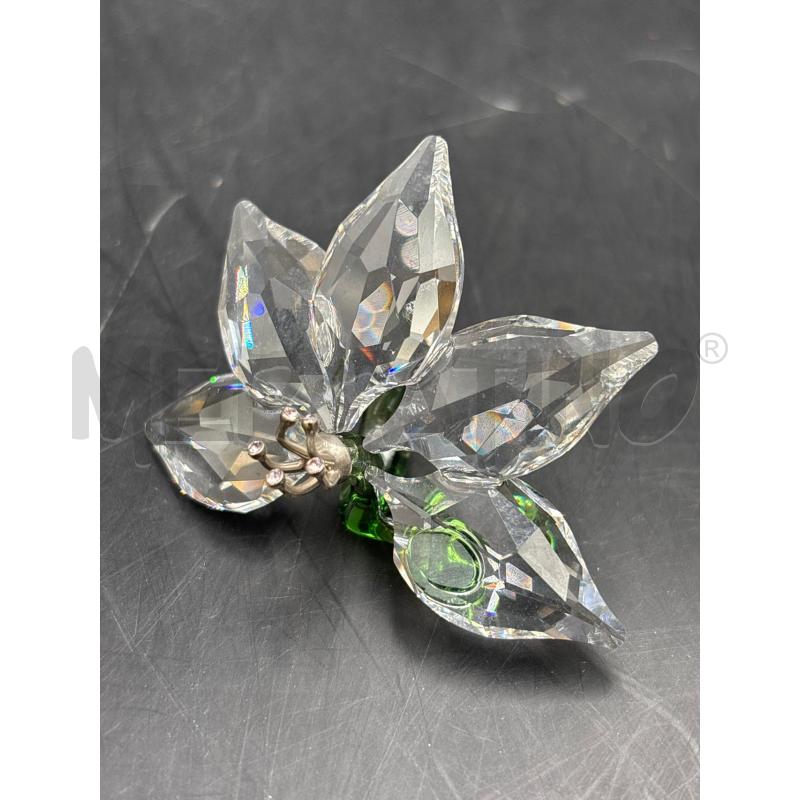 FIORE SWAROVSKI BASE VERDE   | Mercatino dell'Usato Roma torrevecchia 1
