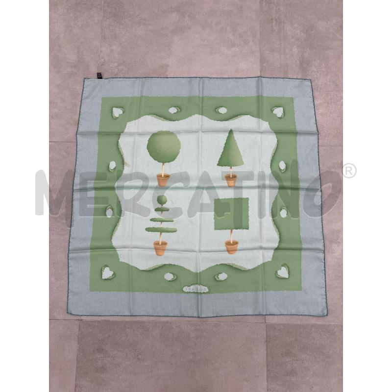 FOULARD BVLGARI BY DAVIDE PIZZIGONI VERDE MENTA | Mercatino dell'Usato Roma torrevecchia 2