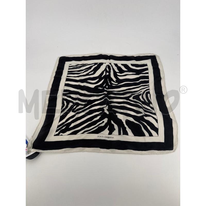 FOULARD DOLCE & GABBANA ZEBRATO  | Mercatino dell'Usato Roma torrevecchia 1