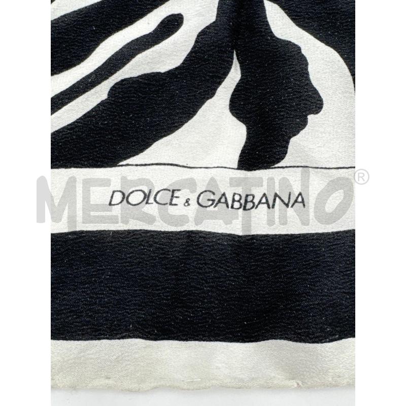FOULARD DOLCE & GABBANA ZEBRATO  | Mercatino dell'Usato Roma torrevecchia 2