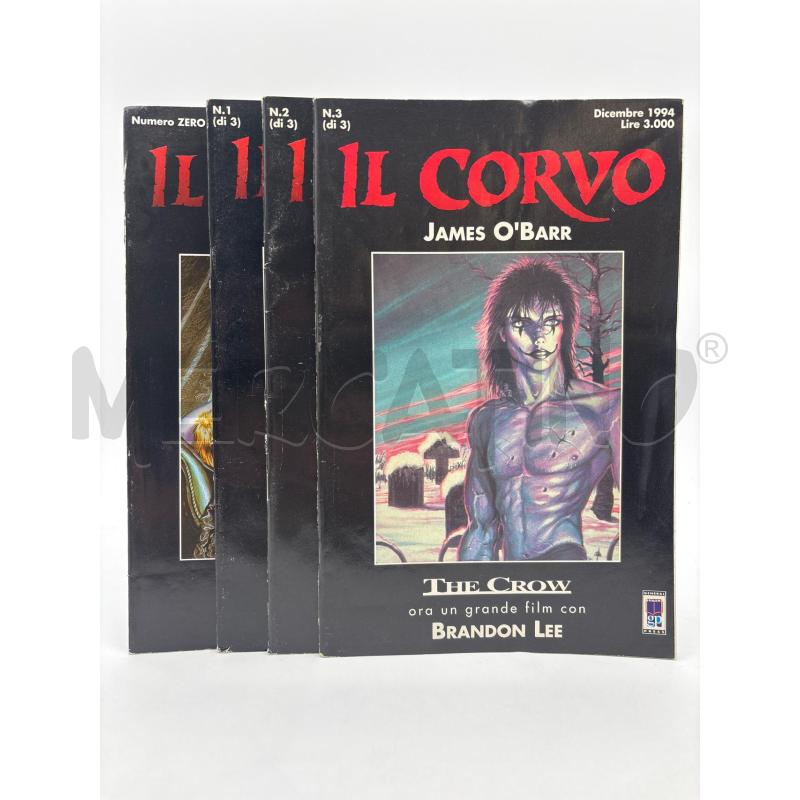 FUMETTO IL CORVO SERIE COMPLETA 0-3 | Mercatino dell'Usato Roma torrevecchia 1