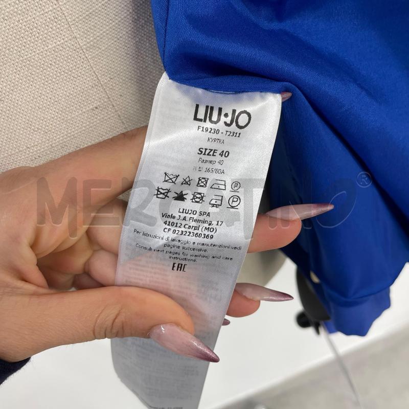 GIACCA DONNA LIUJO BLU ELETTRICO | Mercatino dell'Usato Roma torrevecchia 4